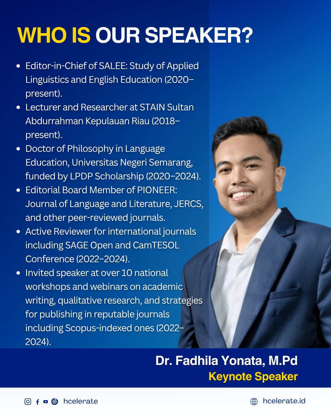 Dr. Fadhila Yonata, M.Pd