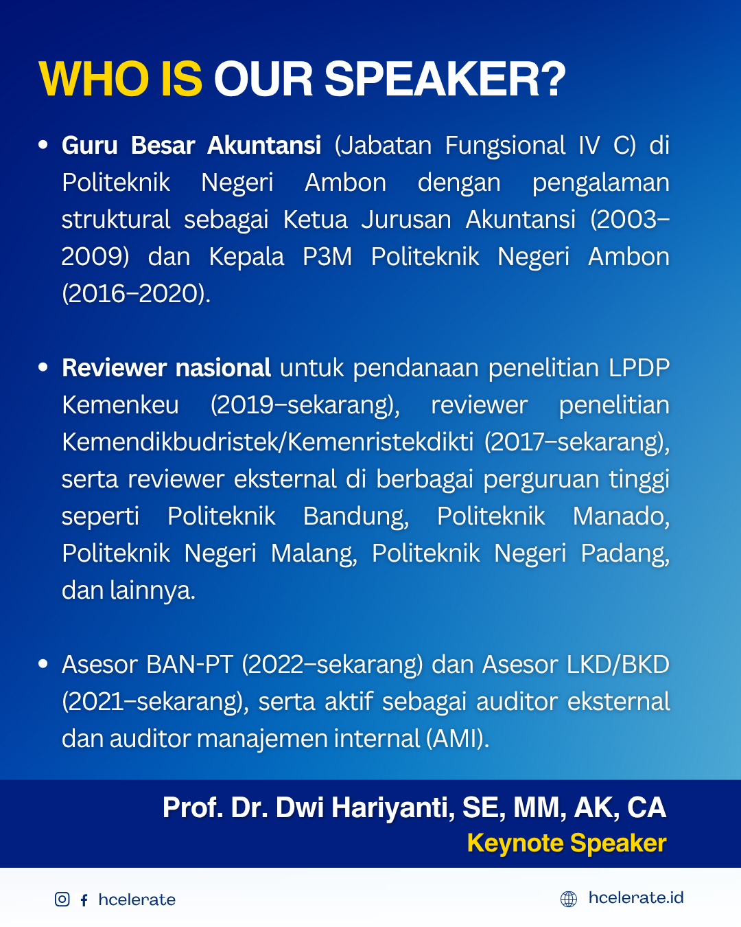 Our Speaker Grant Mastery 3