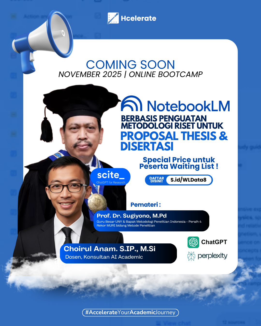 Poster: Pemanfaatan AI-Google Notebook LM untuk Proposal Disertasi