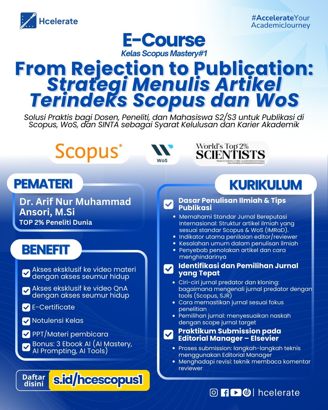 E-Course Scopus Mastery #1 Poster