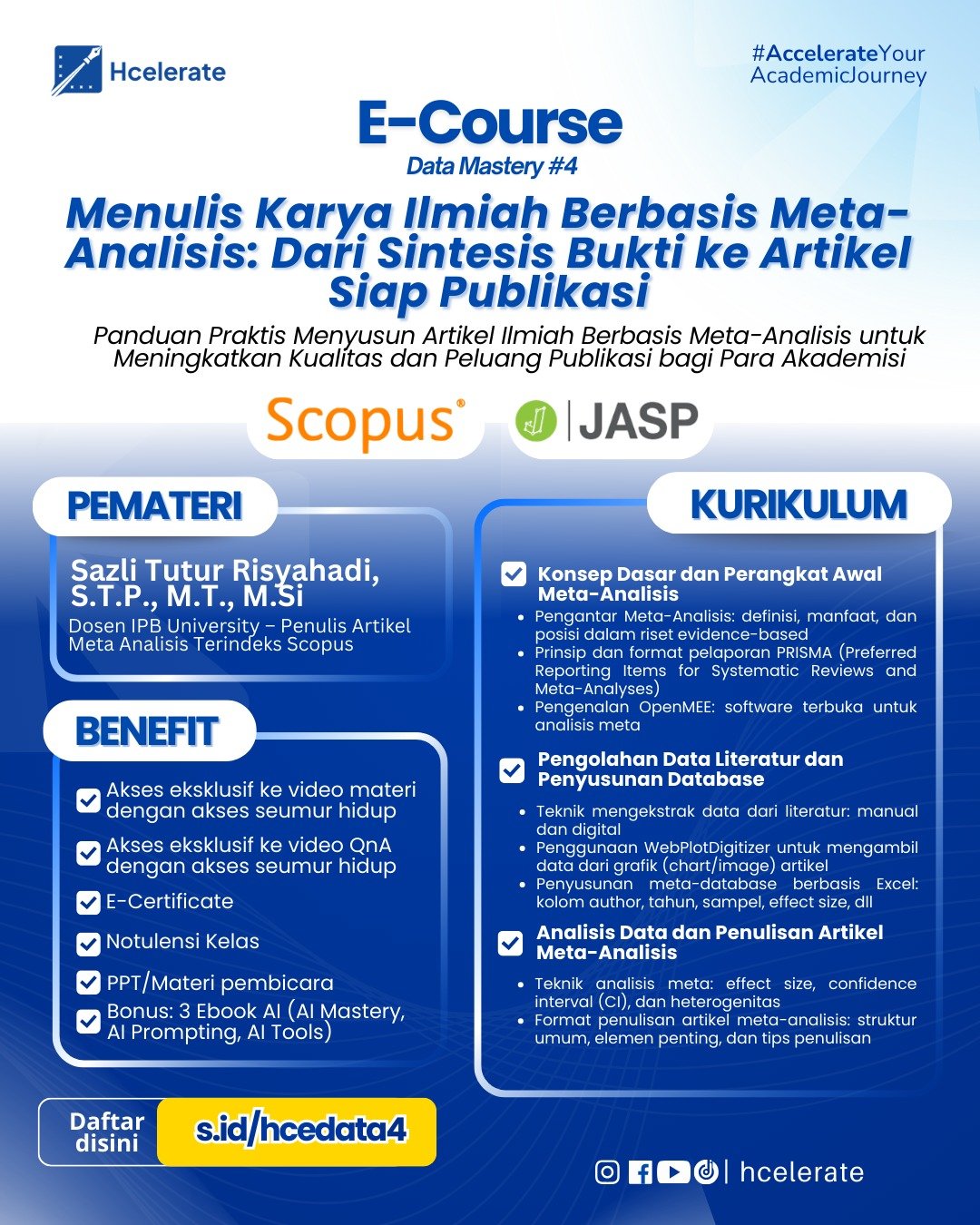 E-Course Data Mastery #4 Poster