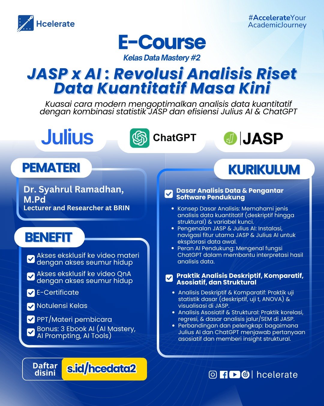 E-Course Data Mastery #2 Poster