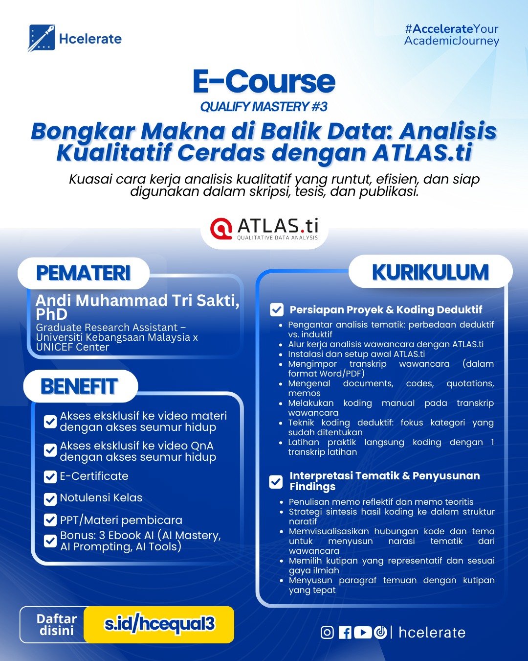E-Course Qualify Mastery #3 Poster