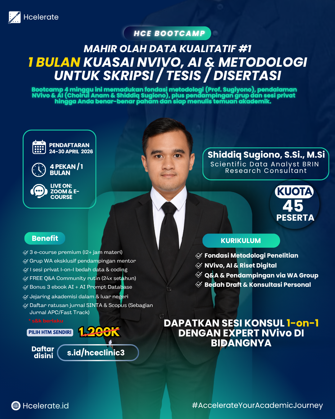Poster HCE Bootcamp Kualitatif