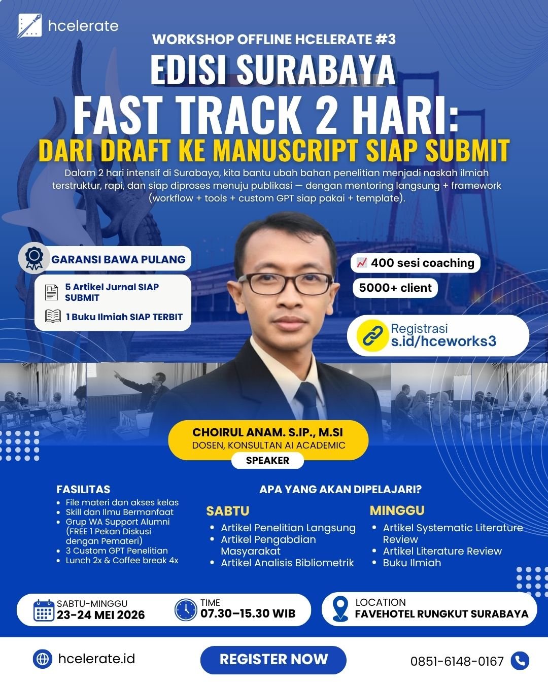 Poster Workshop Offline 3 Surabaya