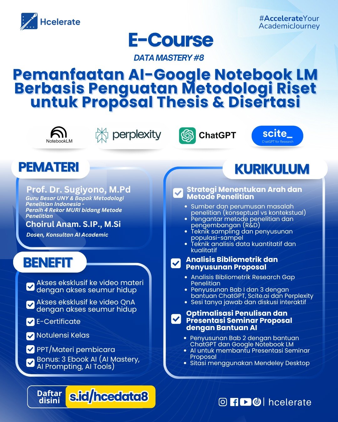 E-Course Data Mastery 8 Poster
