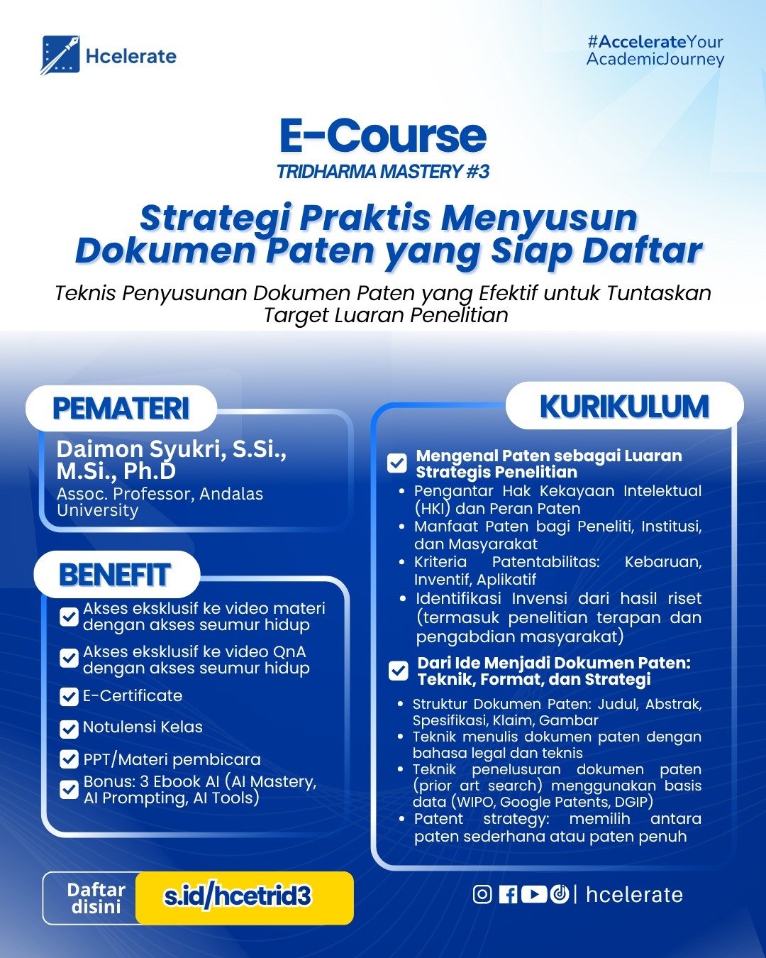 E-course Tridharma Mastery #3 Poster