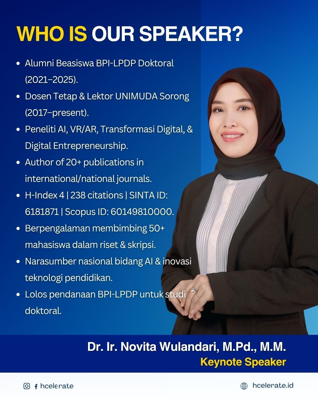 Dr. Ir. Novita Wulandari, M.Pd., M.M.