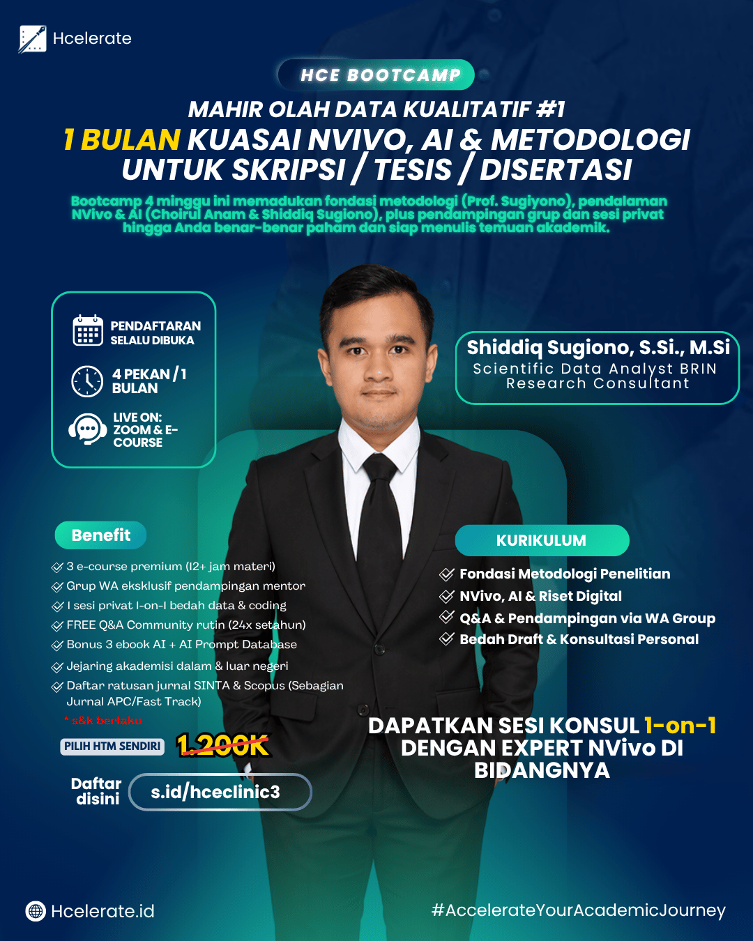 Poster HCE Bootcamp Kualitatif