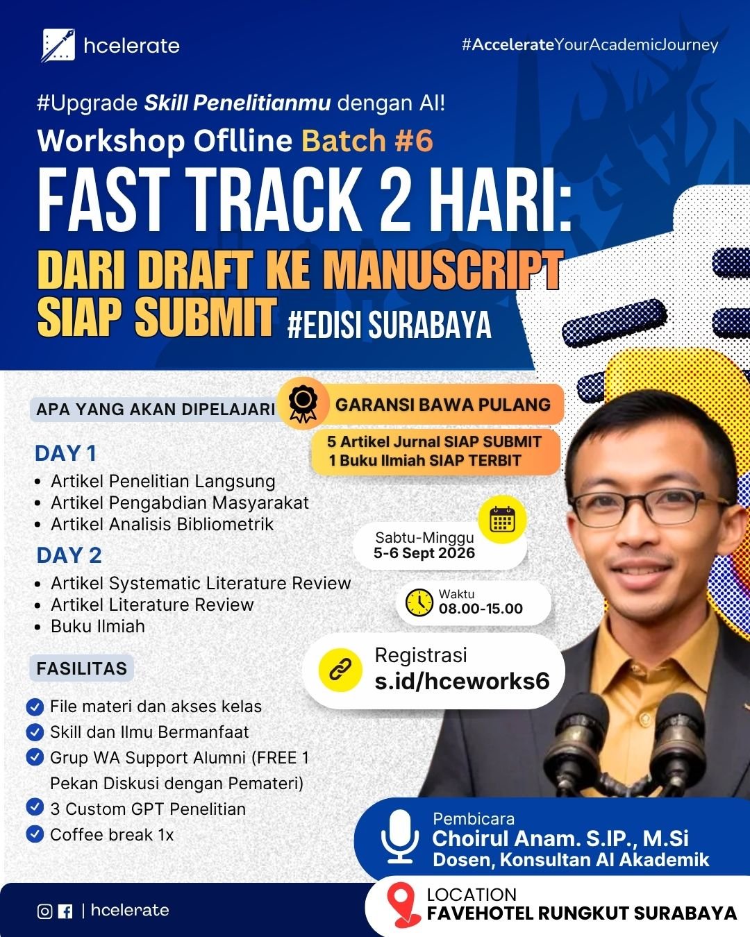 Poster Workshop 6 Surabaya