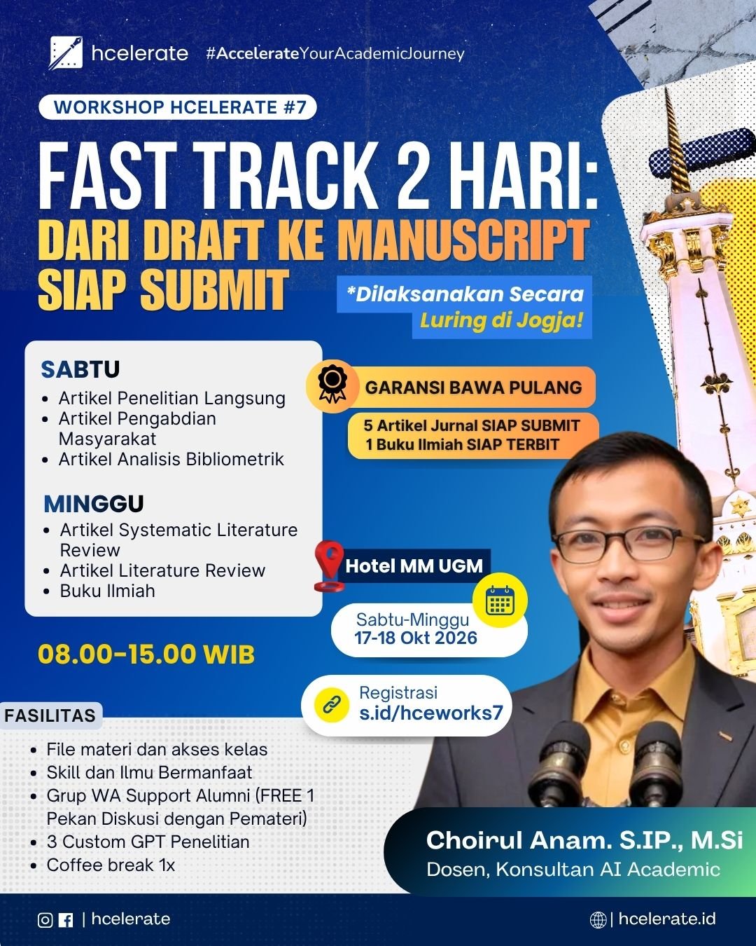 Poster Workshop Offline #7 Yogyakarta